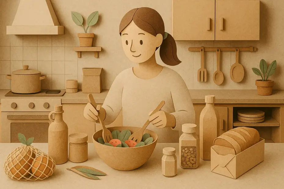 cocina sostenible sin plásticos